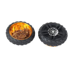 2023 nouveau Design pneu herbe broyeur haute qualité en alliage d'aluminium 2 couches broyeurs tabac en gros Cool roue Style - Product Image 1