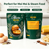 Sachets Doypack personnalisés imprimés avec logo, qualité alimentaire, pour cuisson vapeur et stockage des aliments