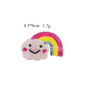 Pop-corn glace broderie tissu autocollants Paillettes broderie vêtements accessoires service personnalisé accepté - Product Image 3