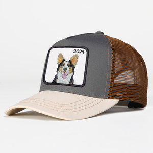 Casquettes de baseball d'hiver en tissu mousse pour hommes, personnalisées avec impression par sublimation, 6 panneaux, motif animal, style <span class=keywords><strong>Otto</strong></span> Trucker, pour le sport - Product Image 3