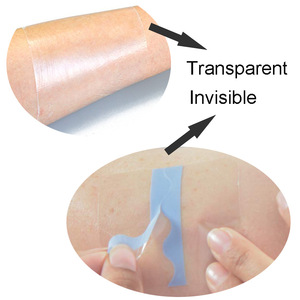 Couvre-mamelon Invisible Transparent, 100 pièces, ruban pour soutien-gorge, seins transparents avec boîte - Product Image 4