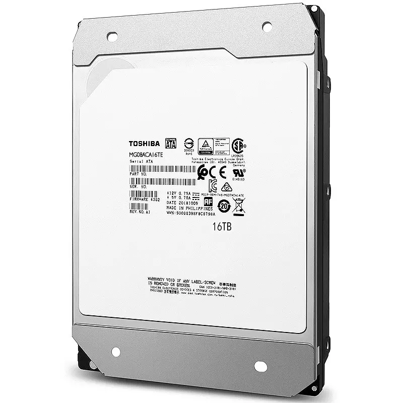 16テラバイト7200RPM 512MB SATA 3.5 ''サーバーHDDMG08ACA16TE