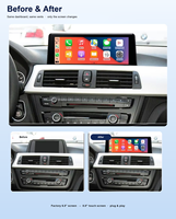Radio Mobil Android 15 Qualcomm Snapdragon 8,8 inci untuk BMW F30 F31 F32 F33 F34 F46 NBT EVO GPS Wireless CarPlay Android Auto
