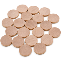 Disques en bois de hêtre réutilisables personnalisés 40 mm, jetons en bois vierges pour jeux de société, gravure laser, impression UV, marque ODM/OEM, faible MOQ