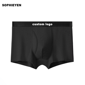 Boxer da <span class=keywords><strong>Uomo</strong></span> in Cotone con Marchio/Logo Personalizzato, Slip Senza Cuciture Lavorati a Maglia, Produttore di Intimo Maschile OEM/ODM - Product Image 3