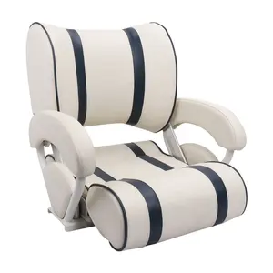 Boat Accessories Waterproof Boat Seat Luxury Marine Comfort Fishing Bass Boat Seat With Armrest Custom Color Bench Ship Chair