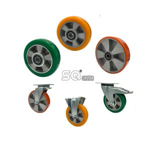 SQ Caster 200mm 300mm Kugellager Polyurethan Rad härte 93 Shore a Caster Wheel - Product Image 2