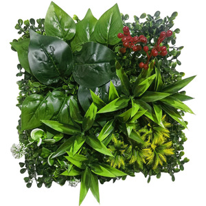 Planta simulada Fondo verde artificial Pared Flores biónicas para Centro Comercial Paisajismo para el día de San Valentín Decorativo - Product Image 5