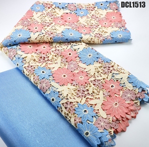 Élégante Dentelle Guipure à Cordon d'Angleterre, Dentelle de Mariage Africaine Française, Tissu Brodé pour Robe de Mariée Femme - Product Image 4