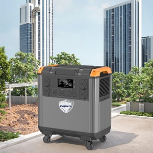Outdoor <b>Camping</b> Solar MPPT Powerstation 220V Portable 3000W/5000W/2400W Pure Sine Wave Battery <b>Generator</b> - Product Image 2