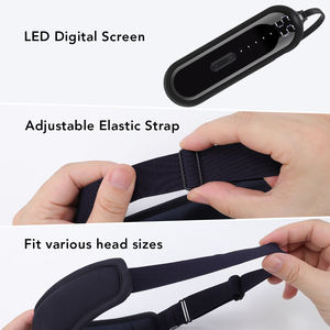 Masker Mata elektrik yang dapat diisi ulang, dengan getaran, pemanasan, kontrol waktu kompres panas, masker pijat untuk rumah kantor perjalanan - Product Image 5