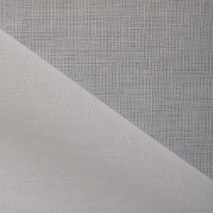 Entretela Fusible Blanca y Negra para Camisas, Entretela Tejida de Algodón y Poliéster para Tapeta de Camisa - Product Image 2