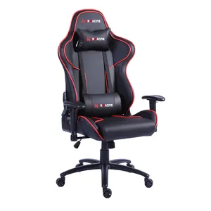 Cool Racing Style Large Size High-Back PU Leather Gamer Chair