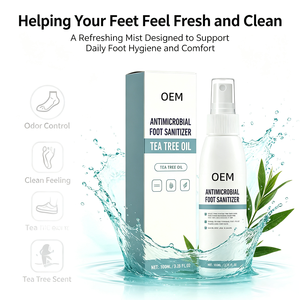 Spray para pies con aceite de árbol de té de triple acción, elimina <span class=keywords><strong>hongos</strong></span> y bacterias, controla el olor, portátil para gimnasio, viajes, cuidado de <span class=keywords><strong>los</strong></span> pies <span class=keywords><strong>en</strong></span> el hogar - Product Image 4