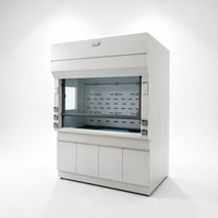 Hotte de laboratoire entièrement en acier résistante aux acides, personnalisée, avec système d'évacuation chimique pour les tests corrosifs et les travaux de chimie humide