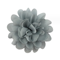 ZSY vente en gros 3d dentelle imprimé soie Organza délicat Satin de soie petite boucle d'oreille noire bandeaux vêtements en mousseline de soie tissu fleur