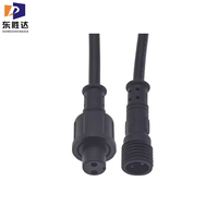 Connecteur LED M11 2 3 4 broches moulé avec câble fileté à sertir mâle femelle prise fil électrique IP67 étanche