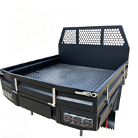 Bandeja de Aluminio para Camioneta de Cabina Simple con Tanque de Agua Integrado y Cabecera Personalizada para Pickup
