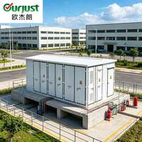 Sous-station de centrale solaire à protection contre les surcharges 10kV 1250kVA en acier au silicium CRGO, sous-station en coffret pour haute altitude et basses températures