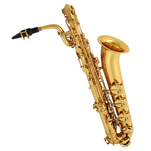 Saxofón <span class=keywords><strong>Bajo</strong></span> Ajustable con Lacado Dorado OEM/ODM (Instrumento de Viento) con Tono EB - Product Image 1