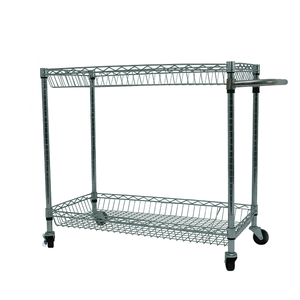 <span class=keywords><strong>ESD</strong></span>-Sicherheits-Transportwagen mit 4 Rädern aus Edelstahl, Antistatischer PCB/SMT-Lagerwagen, <span class=keywords><strong>ESD</strong></span>-Drahtregal-Trolley, <span class=keywords><strong>ESD</strong></span>-Rollenwagen - Product Image 5