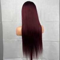 Perruque mi-lace frontale en cheveux humains brésiliens Remy vierges 100 % naturels, vente en gros
