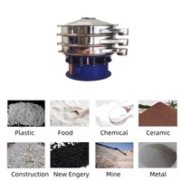Filtre vibrant rotatif à ultrasons en acier inoxydable pour le criblage de poudres fines dans l'industrie chimique et alimentaire