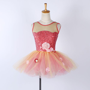 Wholesale Orange Fairy Dress Floral V-Neck Design | Alibaba.com