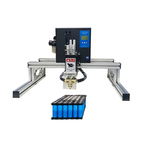 Machine de soudage par points de batterie 10KW haute puissance pour packs de batteries au lithium, soudeuse à impulsions de précision pour bandes de nickel
