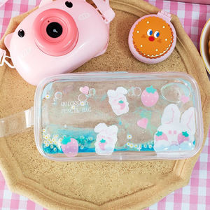 Estuche y Bolsa <span class=keywords><strong>para</strong></span> Lápices <span class=keywords><strong>de</strong></span> Plástico Transparente con Diseño Láser <span class=keywords><strong>para</strong></span> <span class=keywords><strong>Adolescentes</strong></span> - Product Image 4