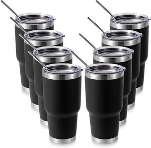 แก้วกาแฟแบบพกพาผนังสองชั้นสแตนเลสอย่างดี แก้วน้ำสแตนเลส - Product Image 1