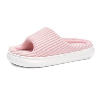 Vente en gros de pantoufles en coton pour couples, en fourrure pelucheuse, antidérapantes, à semelle épaisse, pour l'intérieur et l'extérieur, automne-hiver