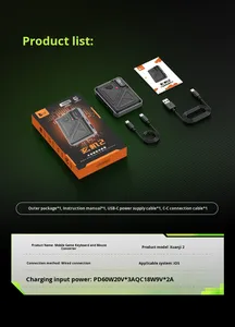 Gamwing Mystery 2 Xuanji 2 para <span class=keywords><strong>IOS</strong></span>, Convertidor de Teclado y Ratón, Botones Táctiles con Doble Vibración, Freno de Mano, Controlador de Juegos Móviles - Product Image 5