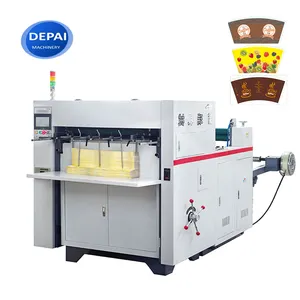 High quality full automatic roll paper cup lid die punching machine price