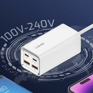 Ldnio Hight Chất Lượng Gốc 65W USB Nhanh Chóng Sạc Loại C Điện Thoại Tường Sạc Cho Iphone Samsung Cargadores Para Celular - Product Image 3