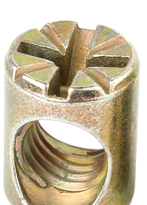 Tuercas de Barril con Orificio Horizontal Ranurado en Cruz de Acero al Carbono M7 M8 M9 para Muebles - Product Image 4
