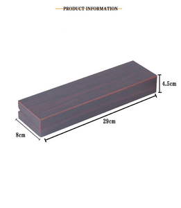 Caja de reloj de madera lacada al horno - Product Image 1