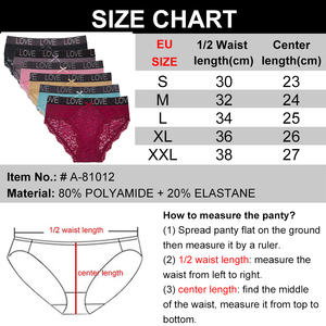 Mutandine Sexy da <span class=keywords><strong>Donna</strong></span> in Pizzo Trasparente, Taglie EU S M L XL XXL - Product Image 2