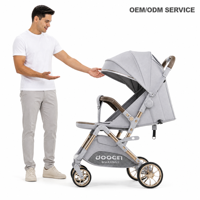 Poussette bébé pliable en alliage d'aluminium léger, design de voyage portable, capacité de charge de 15 kg, pour une utilisation à la maison, en extérieur, en cabine, de grande taille