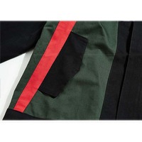 IGift OEM De Haute Qualité Pas Cher Logo Personnalisé Pare-chocs Veste Hommes Coupe-Vent Noir Sport Hommes Vestes Avec Faible QUANTITÉ MINIMALE DE COMMANDE