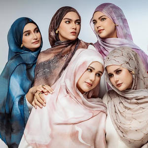 Sciarpa in Cotone Modal Vendita Diretta dalla Fabbrica Nuovo Stile Stampato Sciarpa a Tesa Larga Etnica Foulard Femminile - Product Image 2