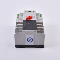 Commutateur de transfert automatique triphasé CB Class ATSE 125A 4P, contrôleur passif, double alimentation, rail DIN, manuel/automatique I-0-II CE 10kA