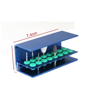 Bloque dental de Autoclave, 16 agujeros, con anillo de silicona - Product Image 1