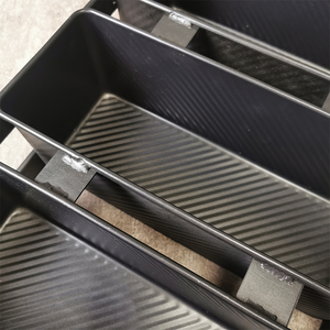 Ventes directes d'usine 4-sangle sans couvercle ensemble de moules à pain ondulés casseroles de qualité supérieure <span class=keywords><strong>Bo4</strong></span> moules à pain en forme personnalisable - Product Image 3