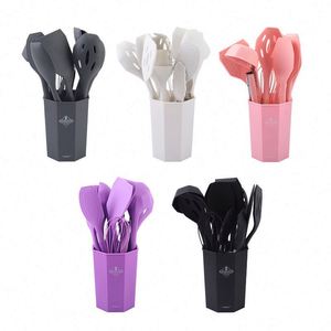 12 Pcs Set Cooking <b>Tools</b> Kitchen Cookware Set Food Silicone Kitchen Utensils for Home Products - Product Image 1
