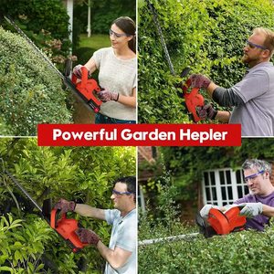 Outil <span class=keywords><strong>de</strong></span> jardin sans fil 21V alimenté par batterie au d'arbres coupe <span class=keywords><strong>de</strong></span> plantes en gros taille-<span class=keywords><strong>haie</strong></span> électrique à Double lame - Product Image 6