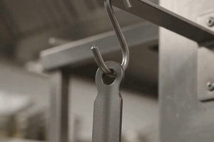 Poêle à frire en fonte noire, ustensiles de cuisine pour restaurant avec poignée suspendue 20 24 26 30cm SUNNEX - Product Image 4