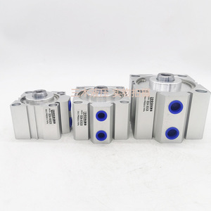 Cilindro Neumático Luosheng Sda32, 32 mm de Diámetro, 100 mm de Carrera, Tipo de Émbolo Delgado, Cuerpo de Aluminio - Product Image 1