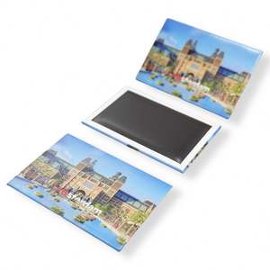 High Quality Custom Tin Fridge Magnets Glossy Lamination Metal Magnetic for Long Lasting Print - Product Image 1