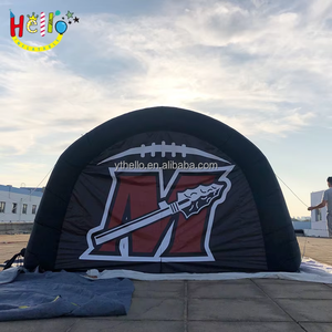 Özel spor oyunları futbol futbol beyzbol şişme siyah tünel - Product Image 3